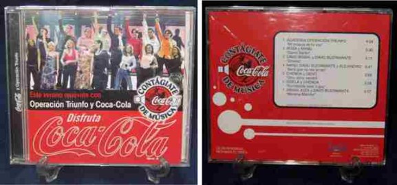 CD OPERACION TRIUNFO COCACOLA VERANO 2002